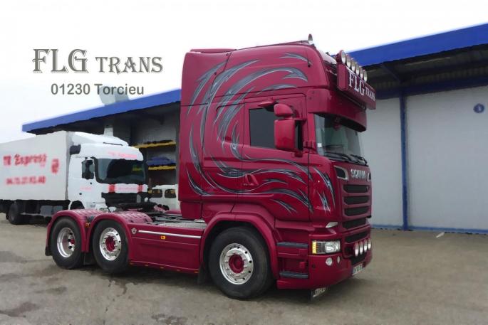 Scania double éssieu